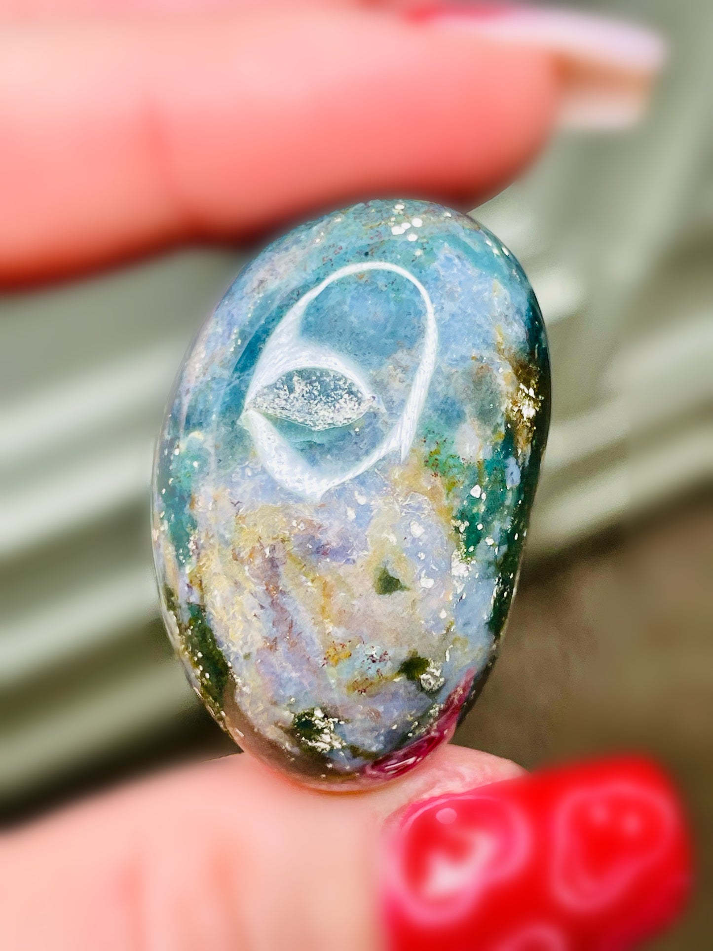 Rainbow Ocean Jasper Tumbles Large