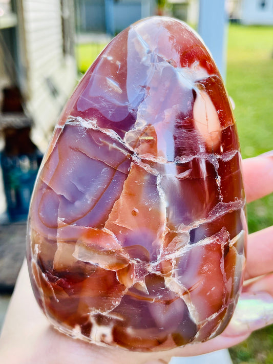 Lilac Carnelian Freeform