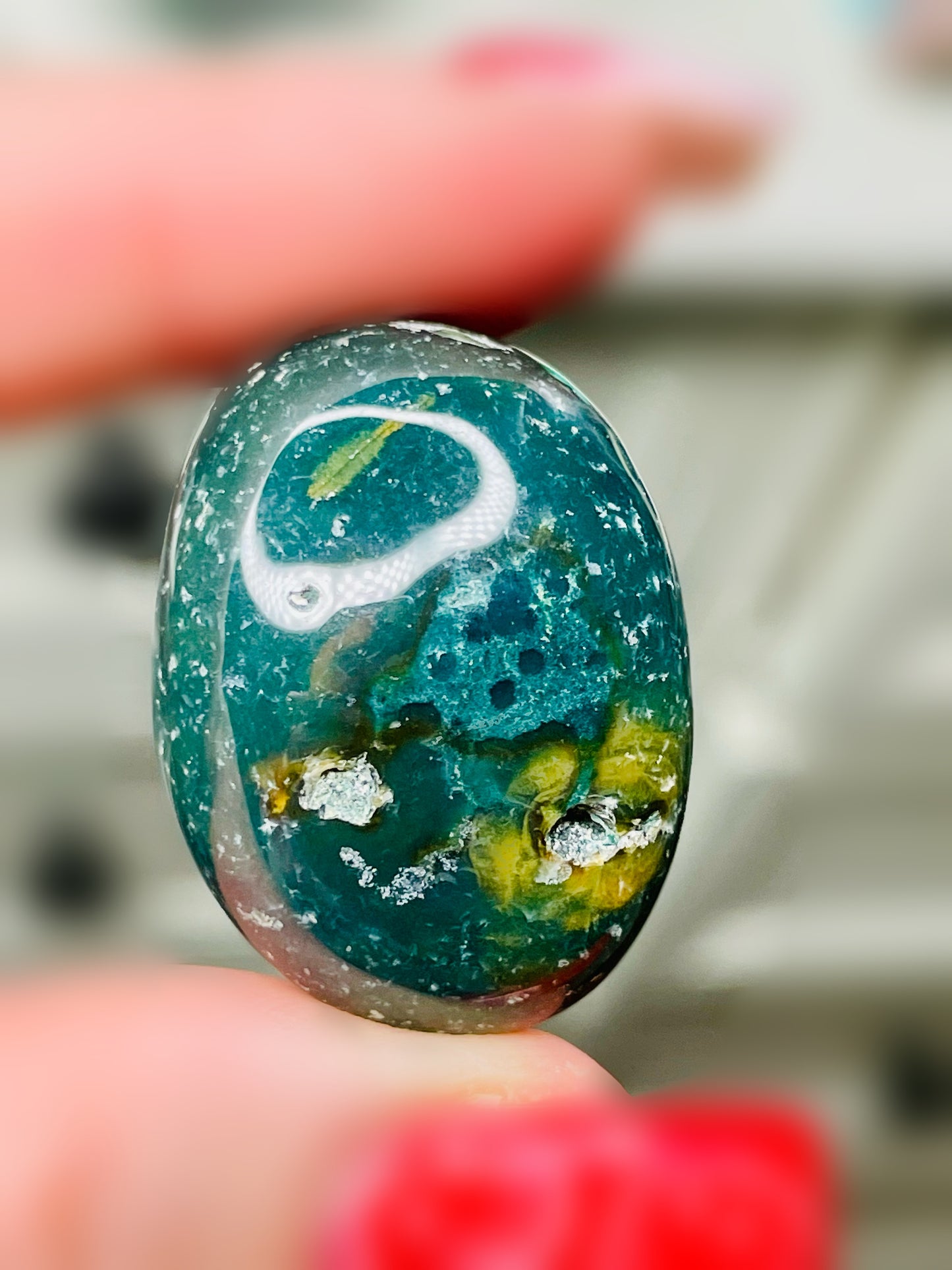 Rainbow Ocean Jasper Tumbles Large