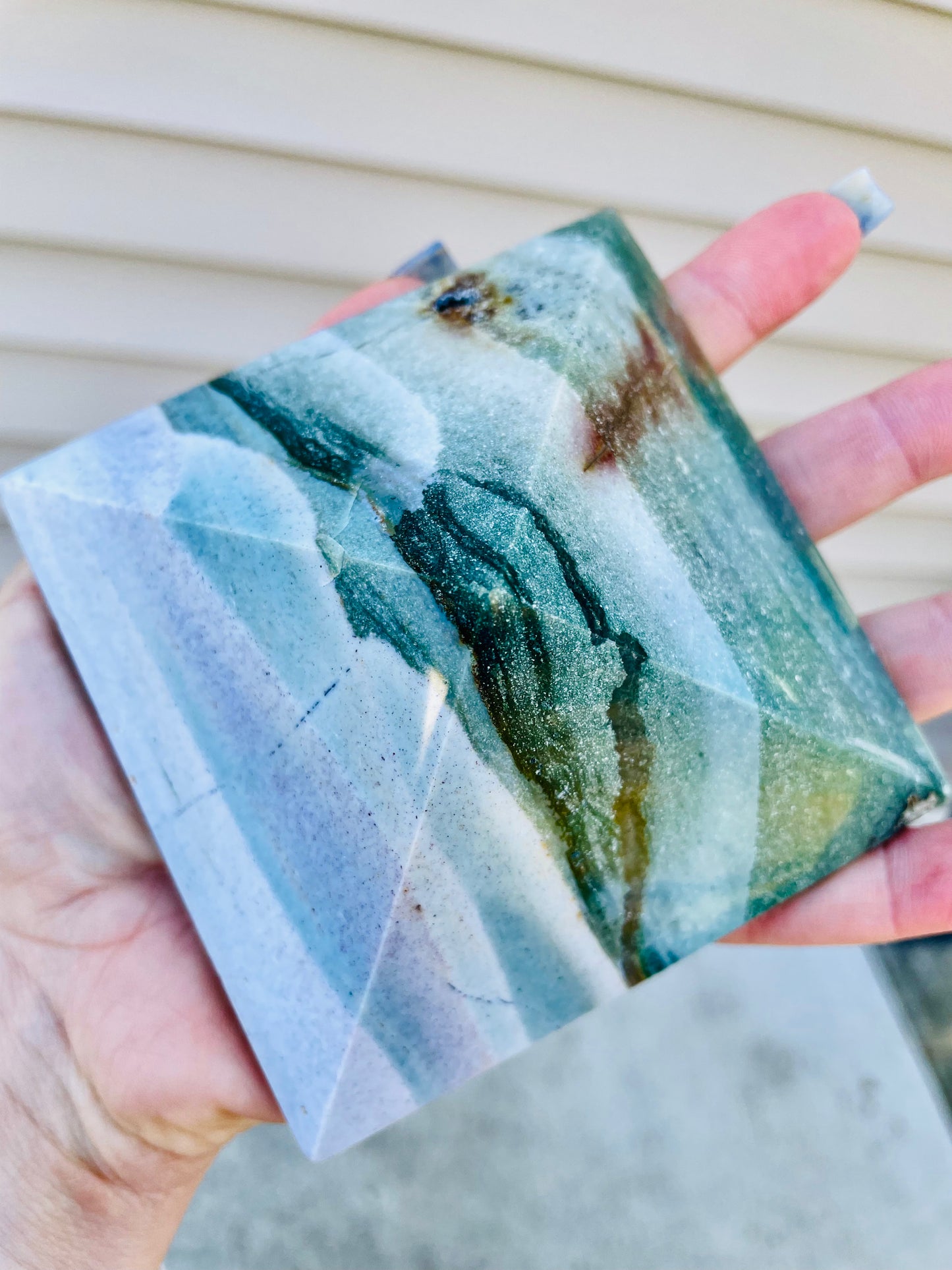 Ocean Jasper Pyramid - Large