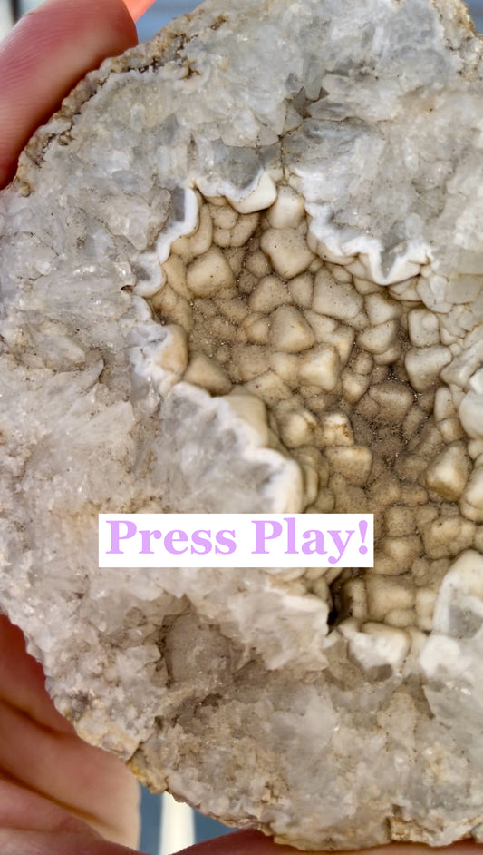 Tooth Fairy Geode Half
