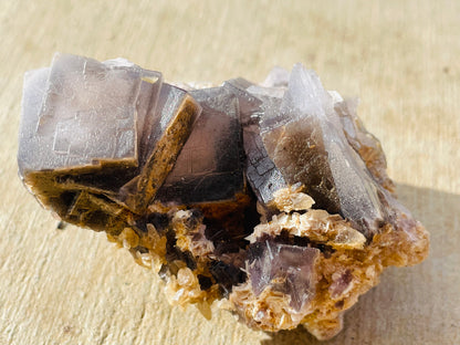 Fluorite w/ Dogtooth Calcite - Nagar Valley, Pakistan