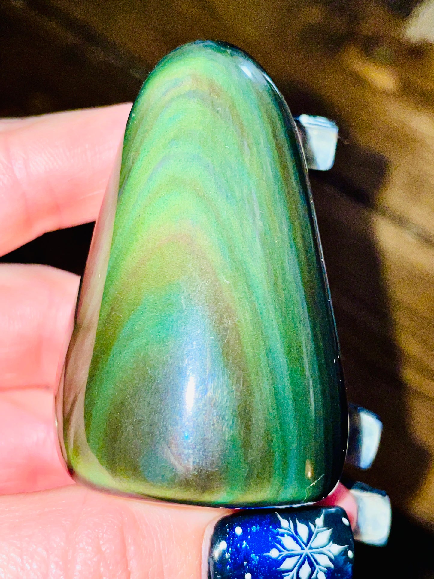 Full Rainbow Obsidian Freeform