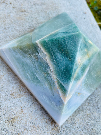 Ocean Jasper Pyramid - Medium