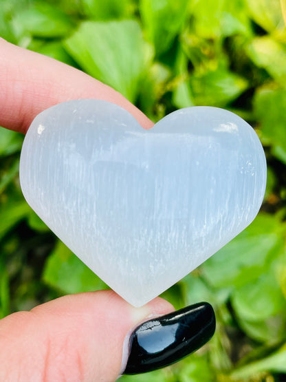 Selenite Heart