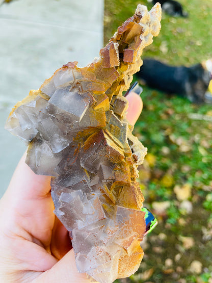 Light Purple Fluorite w/ Iron - Nagar Valley, Pakistan