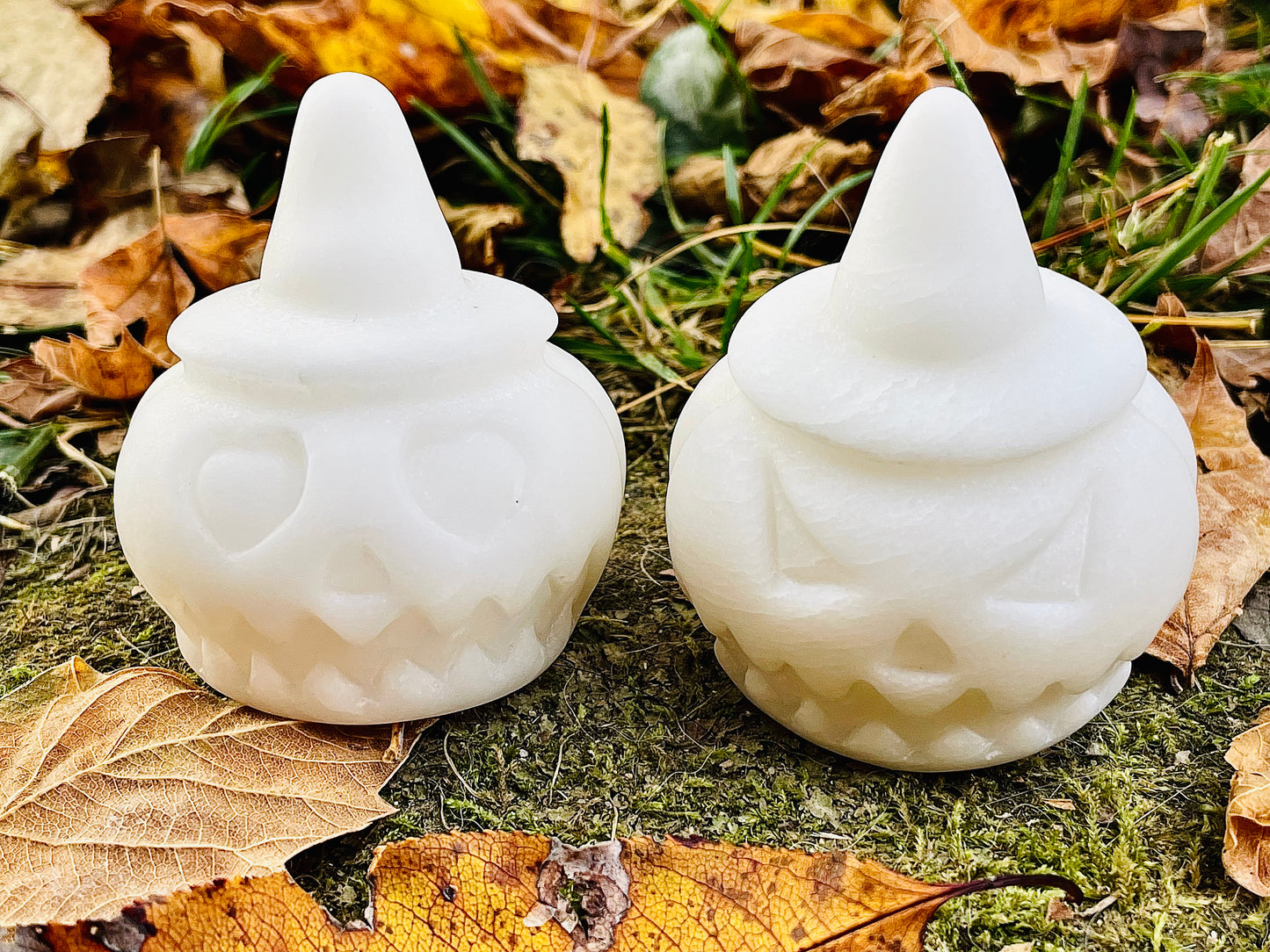 Snowy Agate Jack-O-Lantern - *HALLOWEEN CLEARANCE*