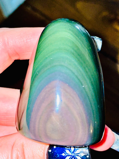 Pastel Rainbow Obsidian Freeform