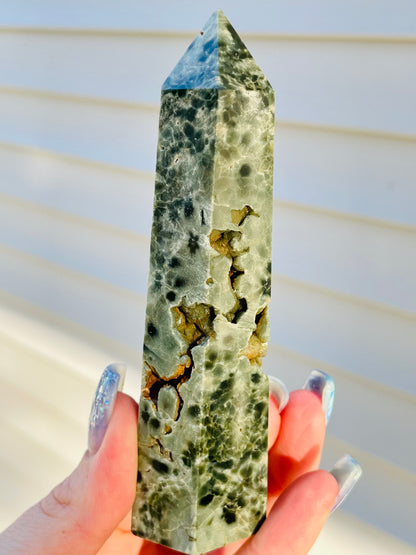 Orbicular Ocean Jasper Tower