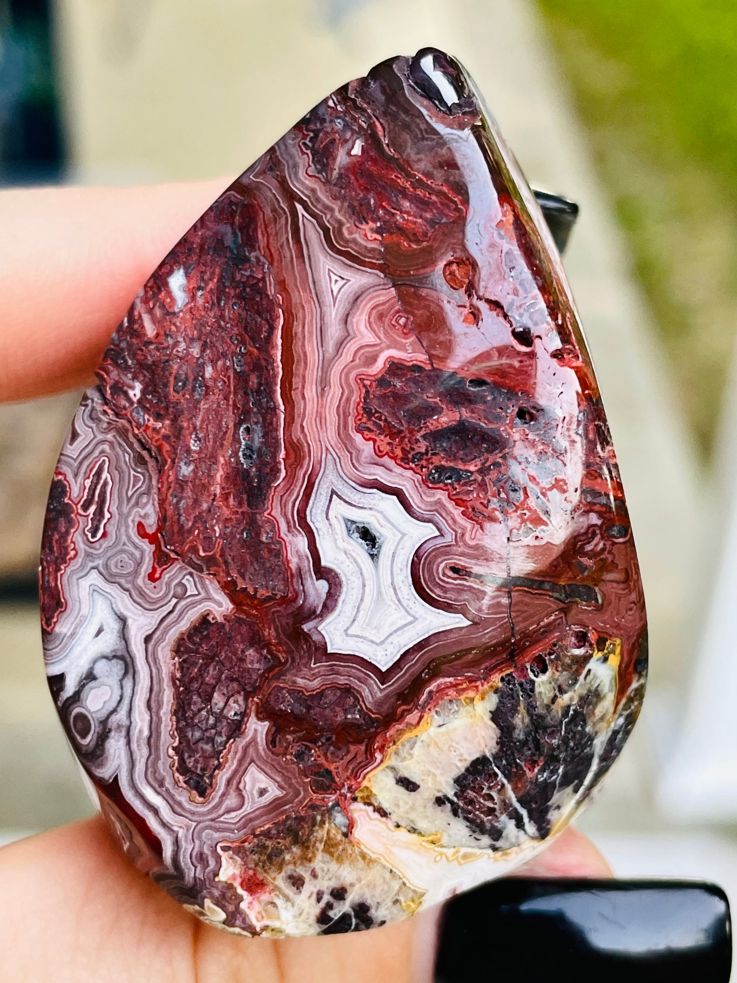 Mexican Crazy Lace Agate Flame