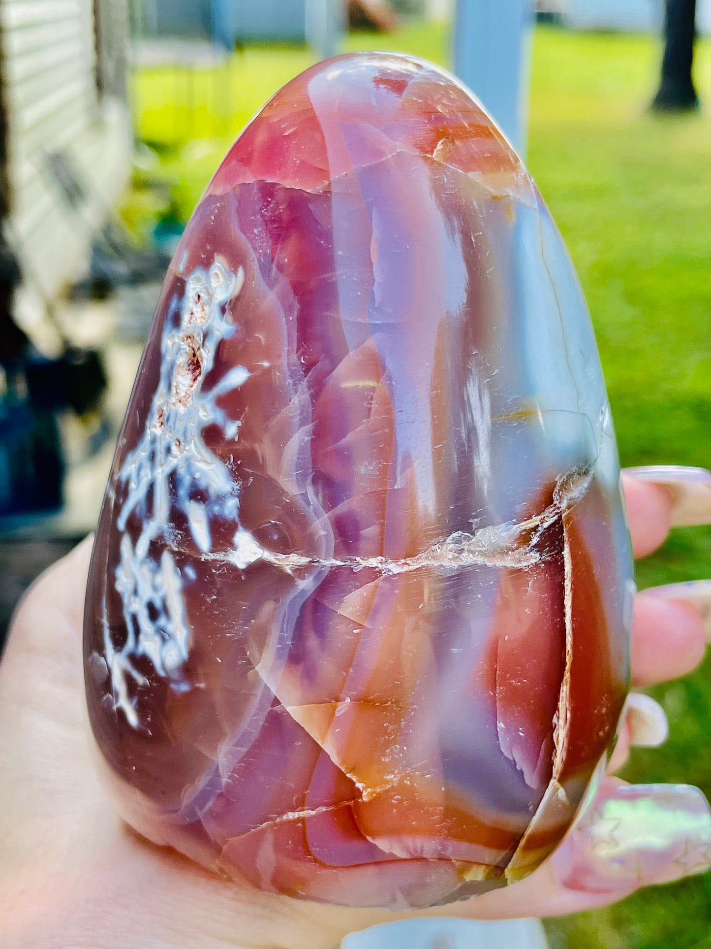 Lilac Carnelian Freeform