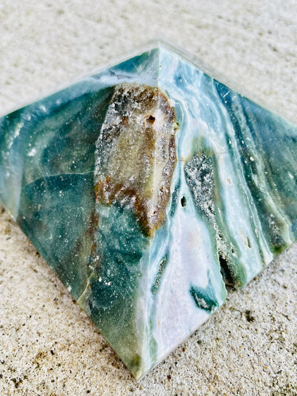 Ocean Jasper Pyramid - Large