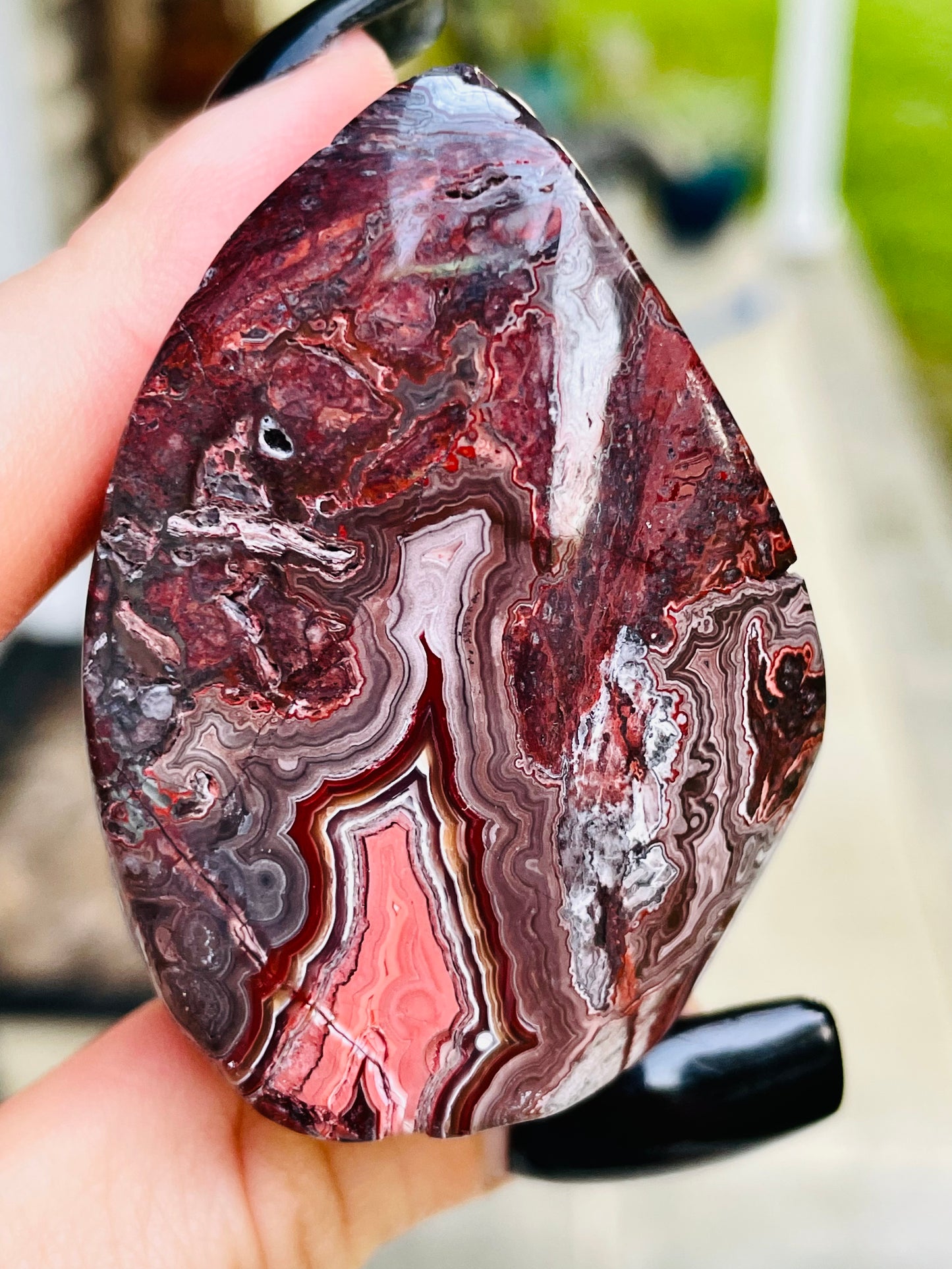 Mexican Crazy Lace Agate Flame