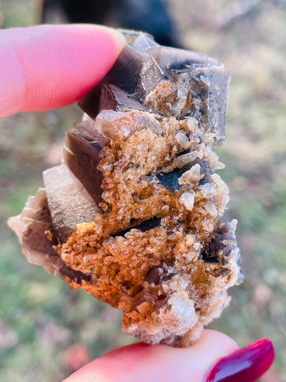 Fluorite w/ Dogtooth Calcite - Nagar Valley, Pakistan