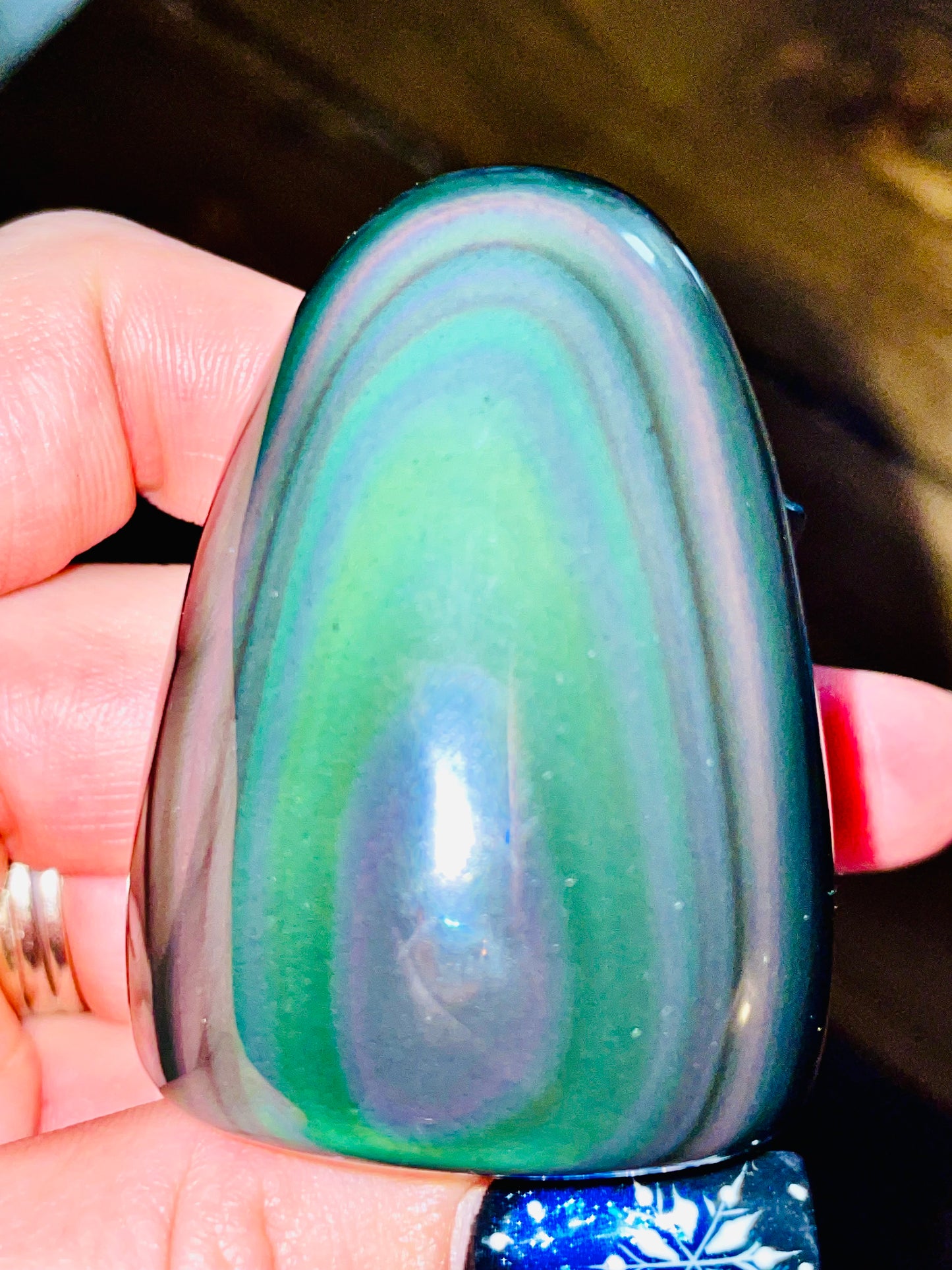 Pastel Rainbow Obsidian Freeform