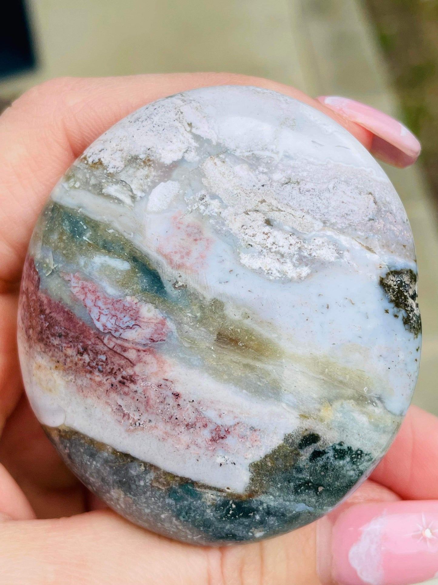 Rainbow Ocean Jasper Palmstones *Multiple Options Available*