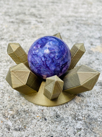 Crystal Cluster Sphere Stand - LIMITED!