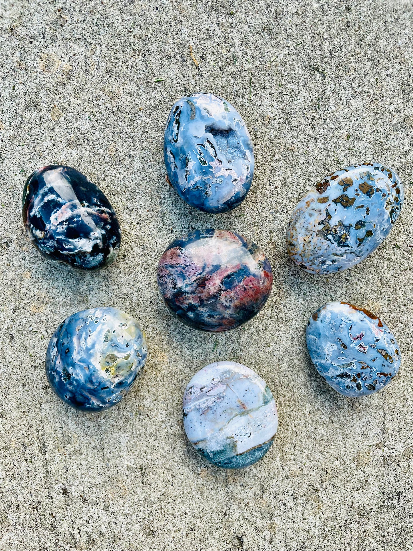 Rainbow Ocean Jasper Palmstones *Multiple Options Available*