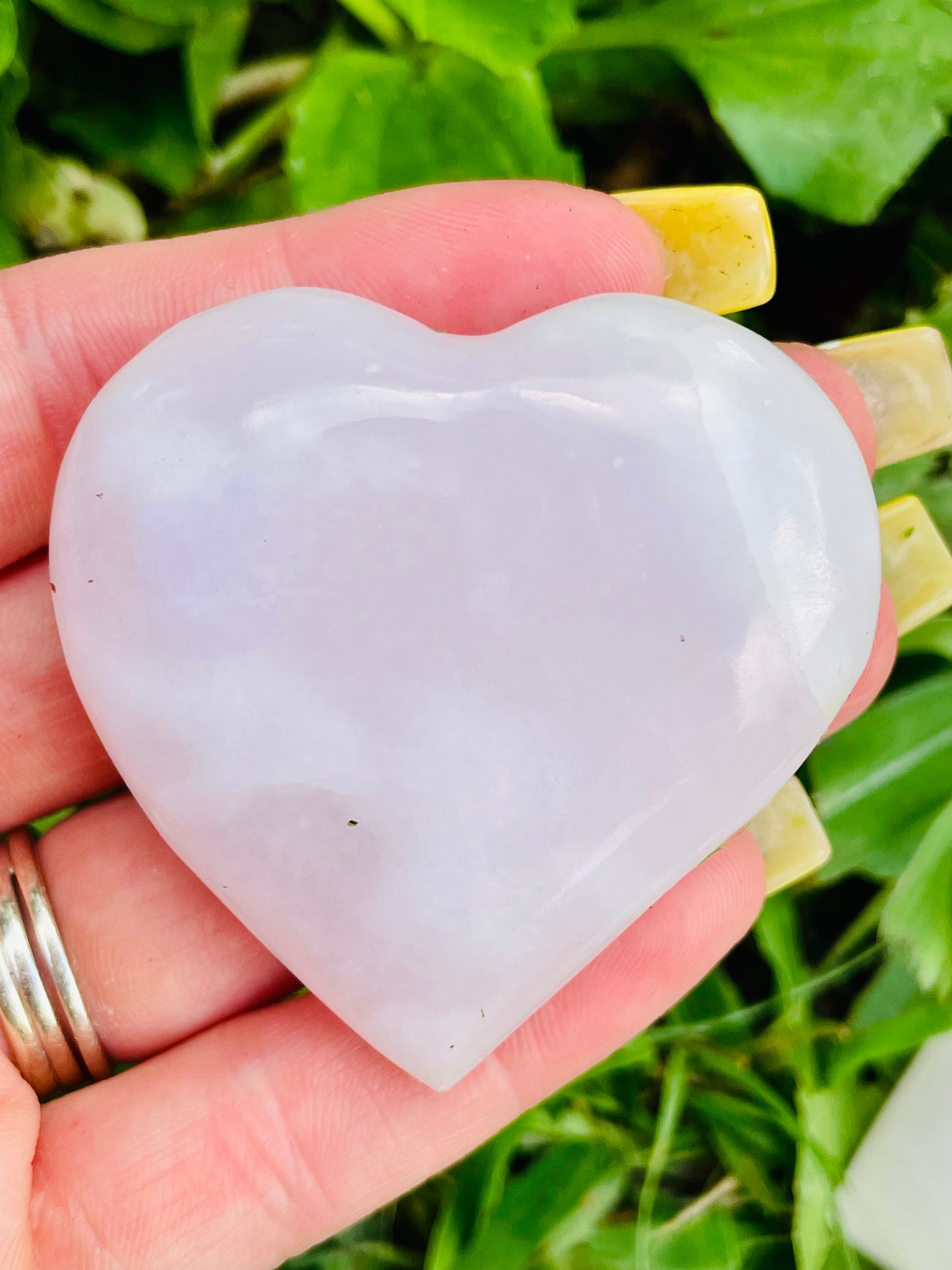 Mangano Calcite Heart