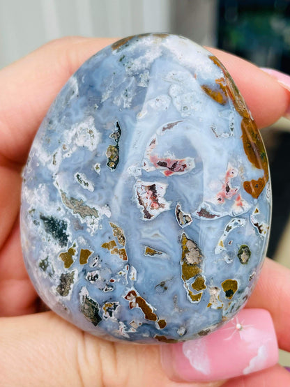 Rainbow Ocean Jasper Palmstones *Multiple Options Available*