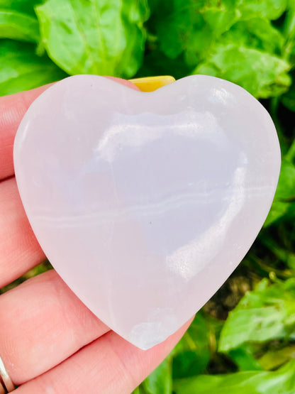 Mangano Calcite Heart